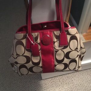 Coach signature bag